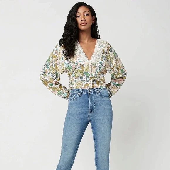 BUFFALO DAVID BITTON | Raquel Lace Trim Blouse - Picture 7 of 10